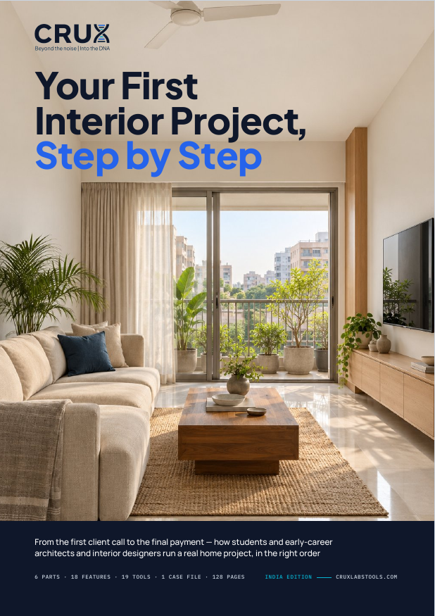 Your First Interior Project Step by Step Free Sample